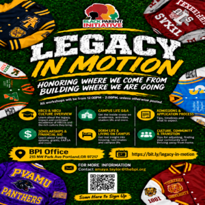 Legacy In Motion:  College Readiness Workshop Series
